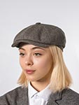 Кепка STETSON арт. 6870502 HATTERAS WOOL (коричневый)
